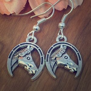 Horse theme earrings